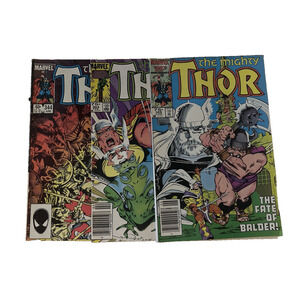 Marvel Comics, The Mighty THOR, #344, #364, & # 368 / 1980s Good VINTAGE